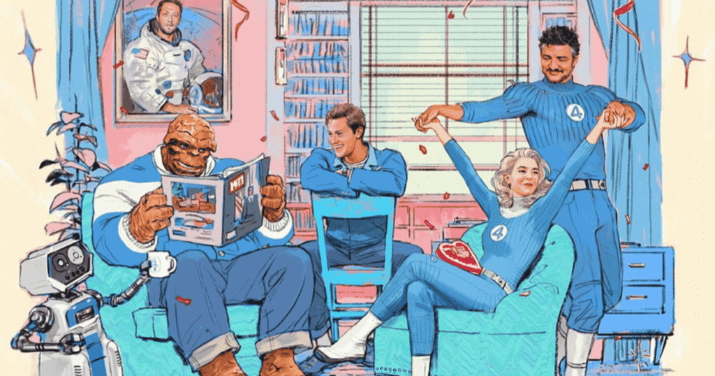 The Fantastic Four Valentine's Day Art