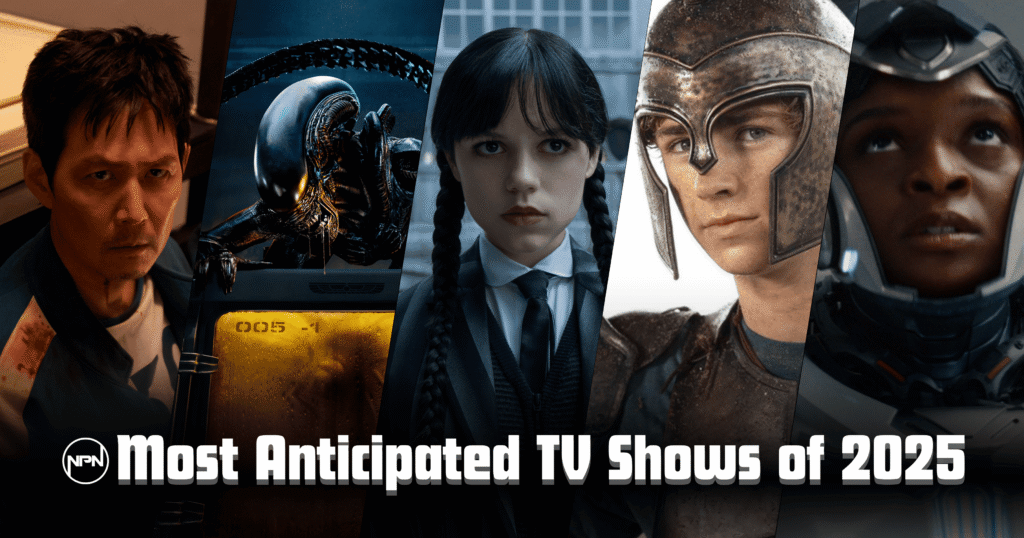 2025 TV Shows: Squid Game, Alien Earth, Wednesday, Percy Jackson, Ironheart
