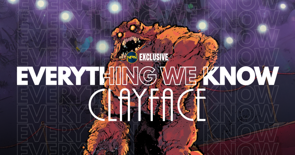 Clayface comic art DC Studios
