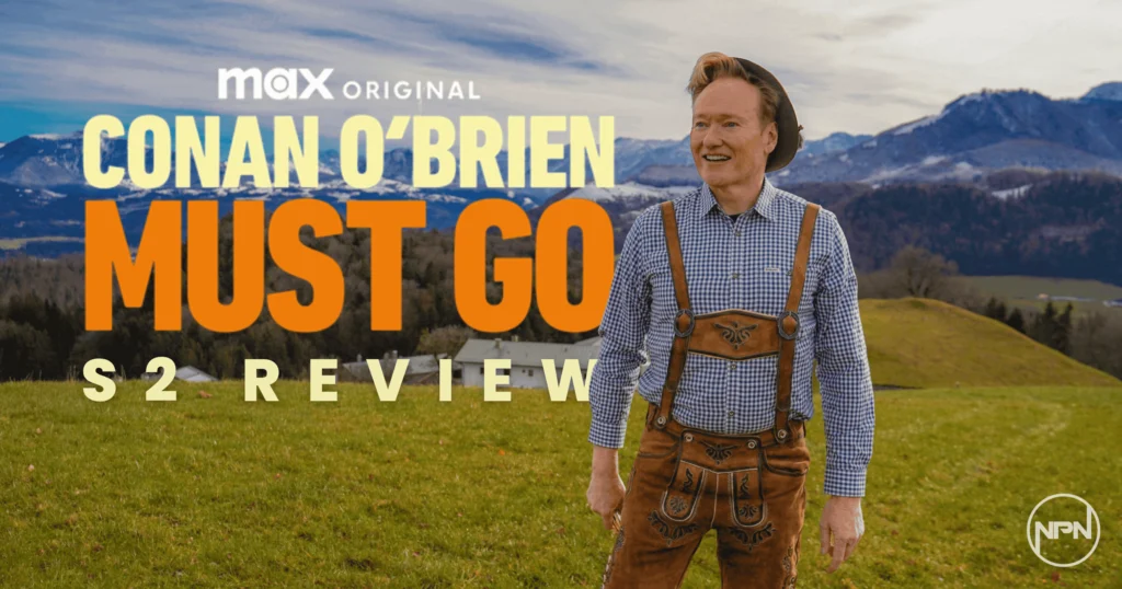 Conan O'Brien Must Go still with Conan in a field