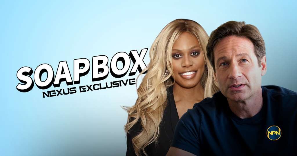 David Duchovny and Laverne Cox